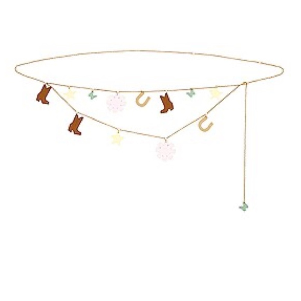 Understated Leather Lucky Charm Belt in Multi Pastel & Gold